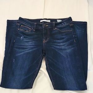 Dark wash skinny jeans (7)